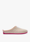 Womens Slippers Mercredy - White / Fuchsia