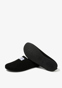 Mercredy Men's Slippers, Black & Black