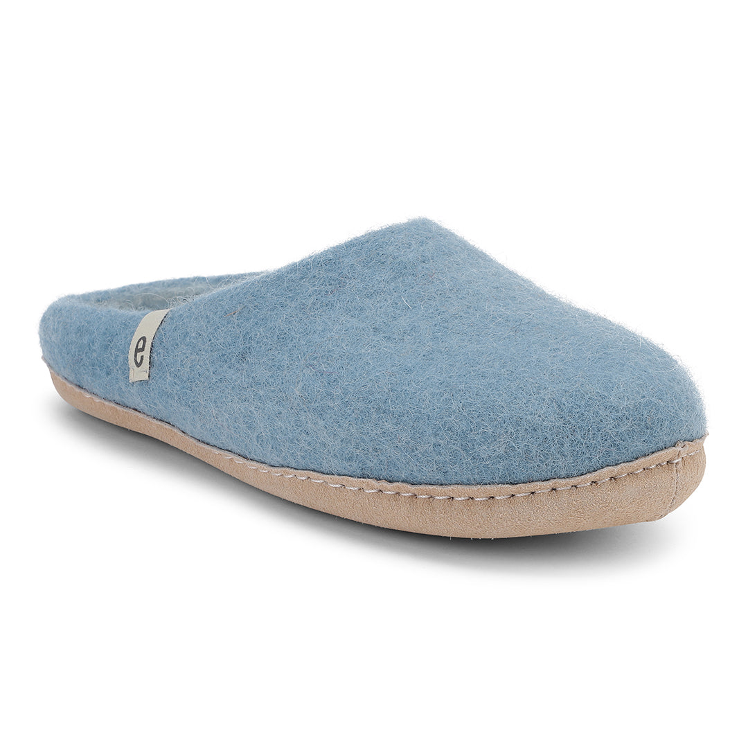 Blue Triangle logo-plaque cotton-terry slippers | Prada | MATCHES UK