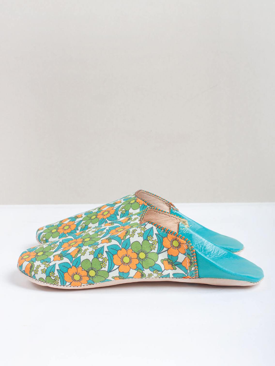 Slippers leather best sale womens