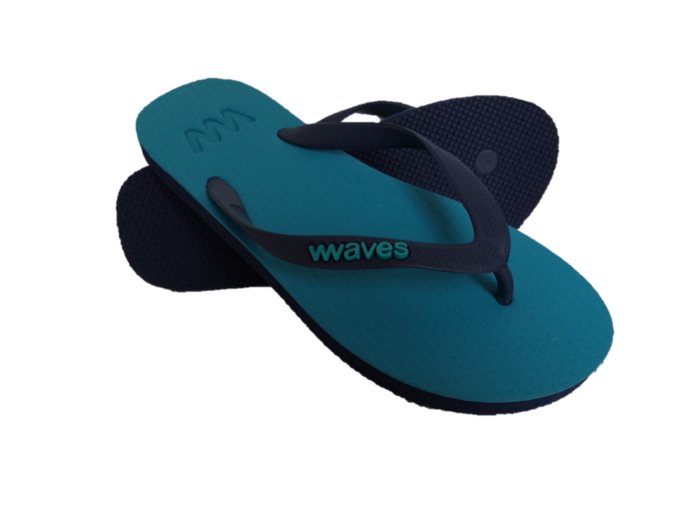 Waves Unisex 100% Natural Rubber Flip Flop