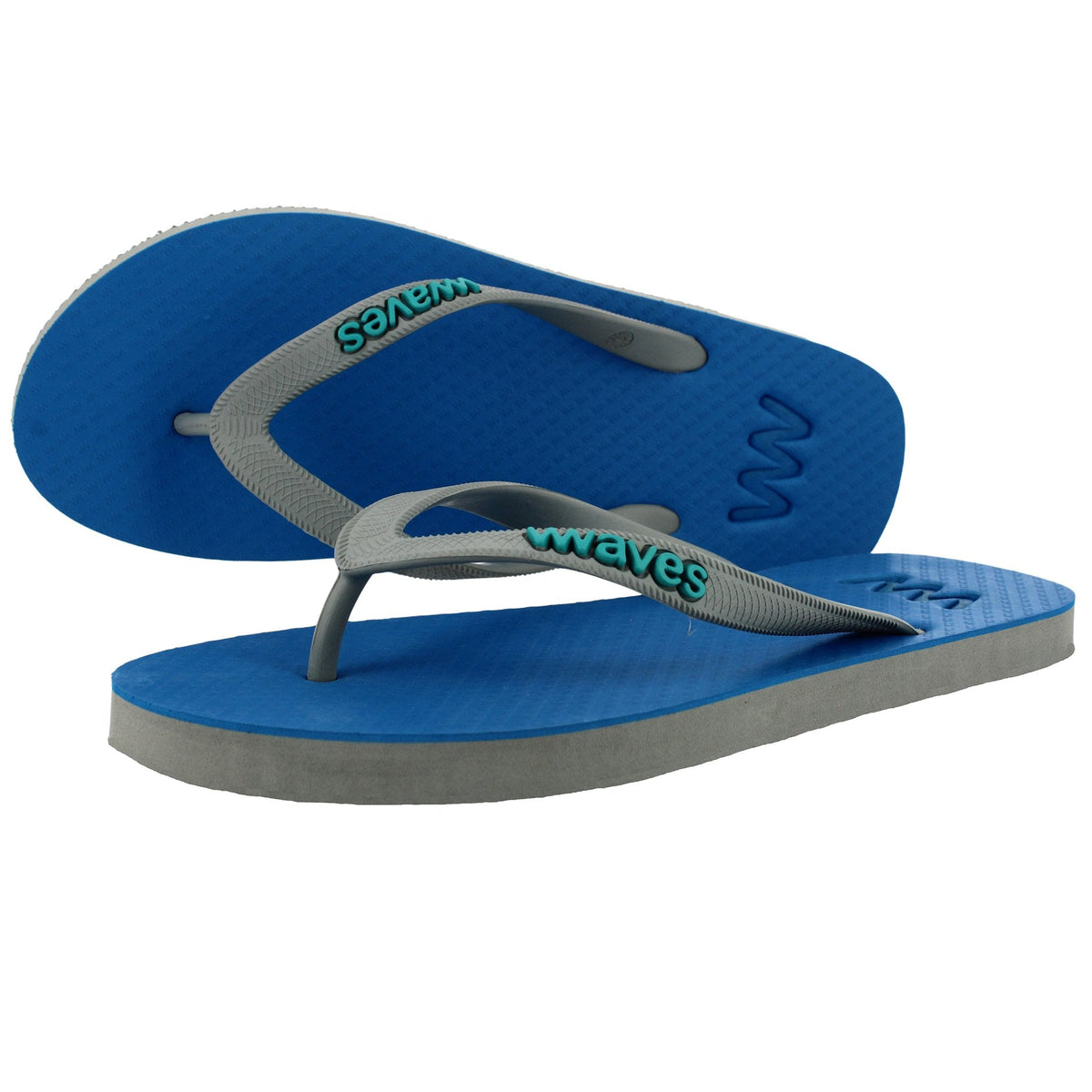 Waves Women's Flip Flops - Natural Rubber Sandals, Eco-Friendly & Non-Toxic