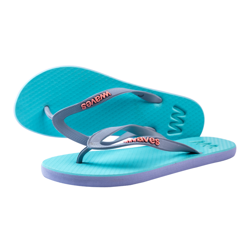 Waves Womens 100% Natural Rubber Flip Flop