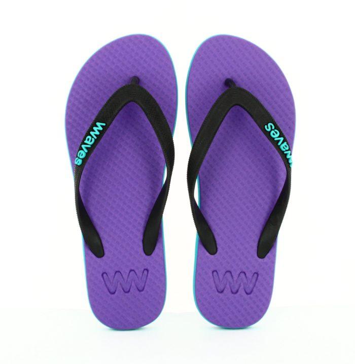 Waves Womens 100% Natural Rubber Flip Flop